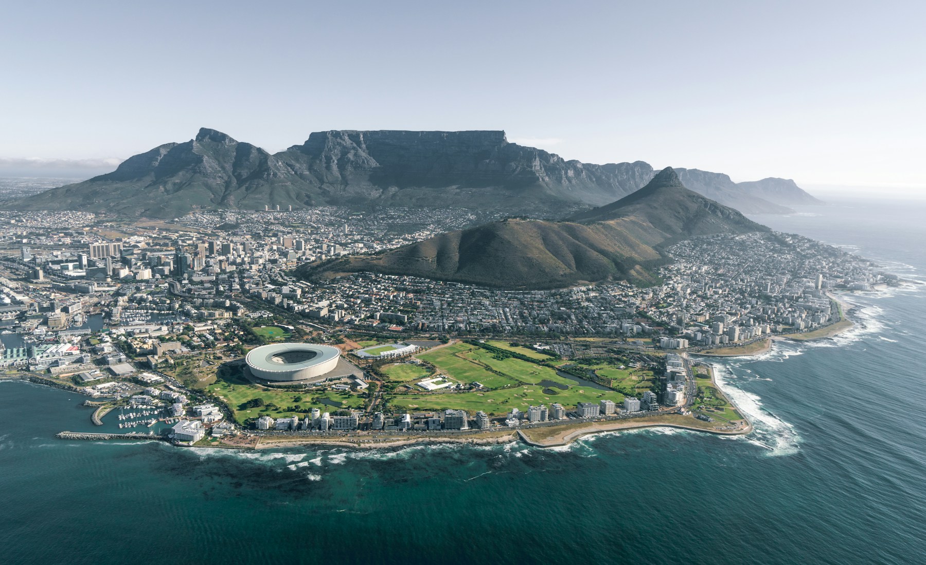 Johannesburg and South Africa landscape from UK